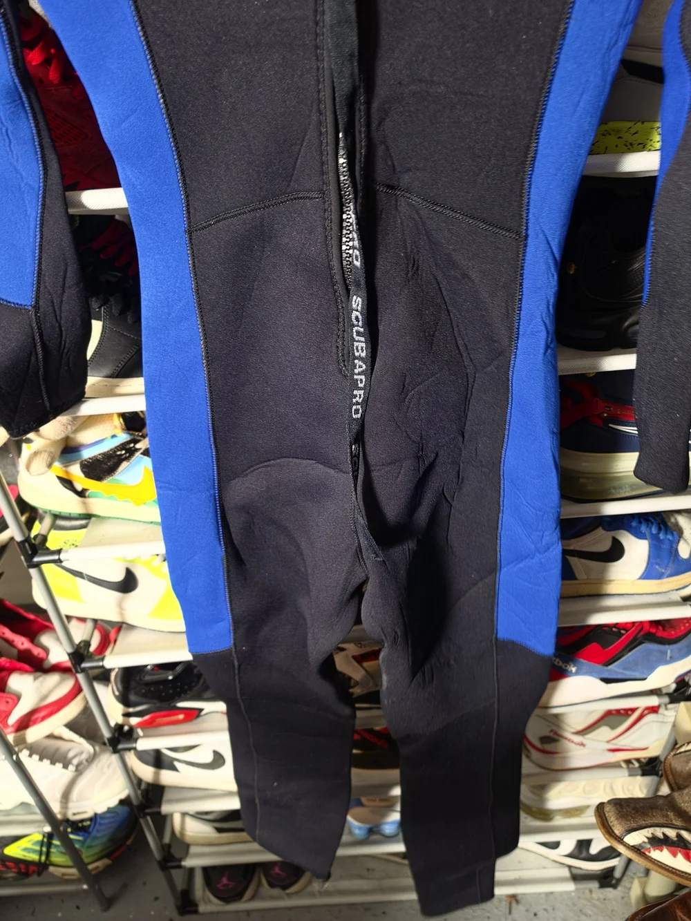 🔥 Scubapro Men's L Scuba Wet Suit Long Sleeve - Black, Blue & Lime